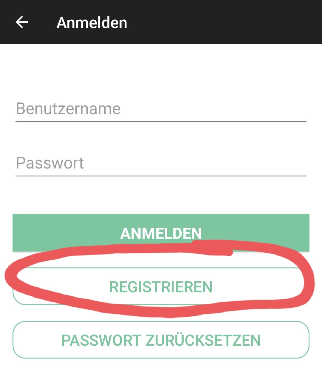 Anleitung Registrierung für Terminbuchungen