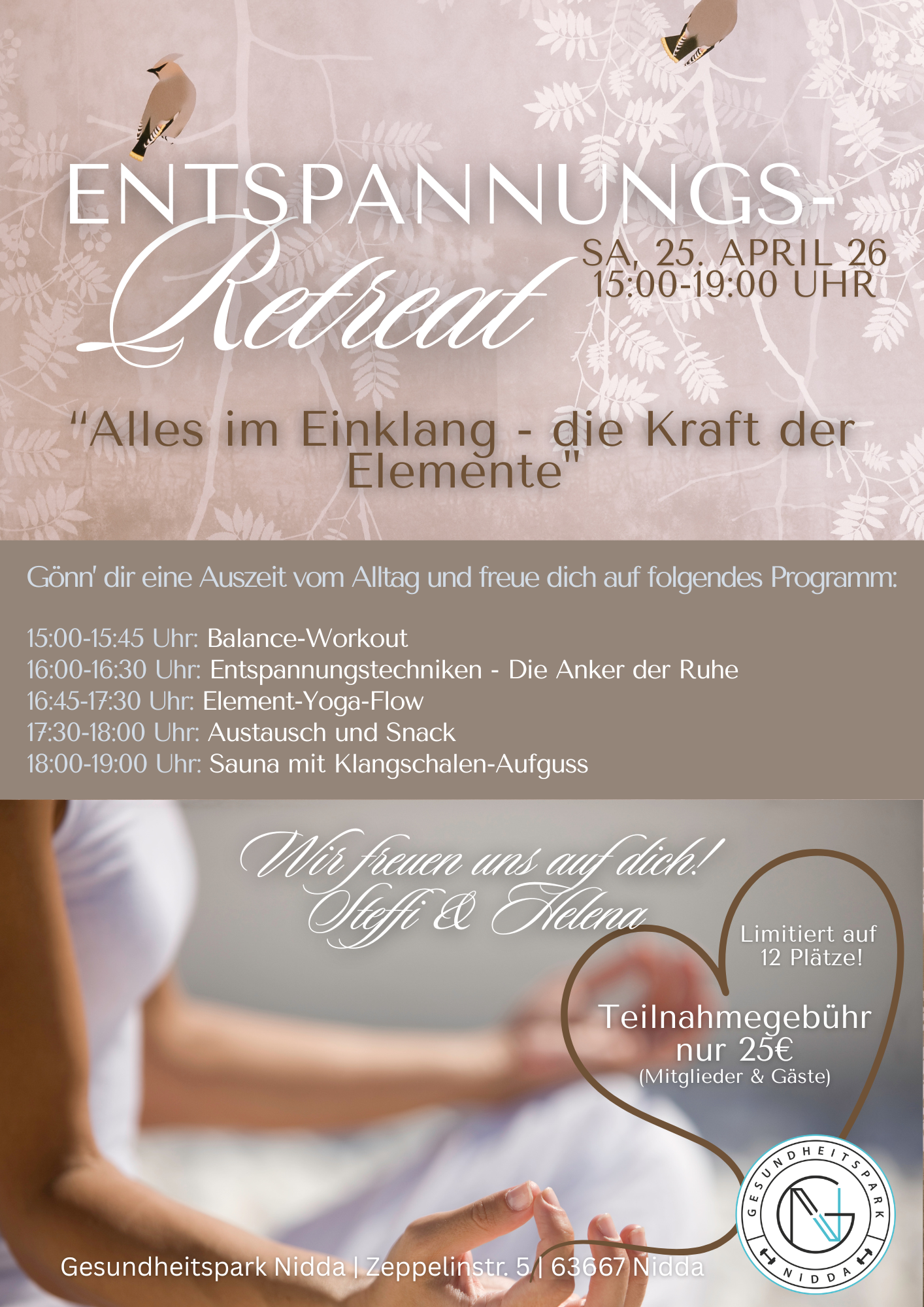 Entspannungs-Retreat am 25 04.